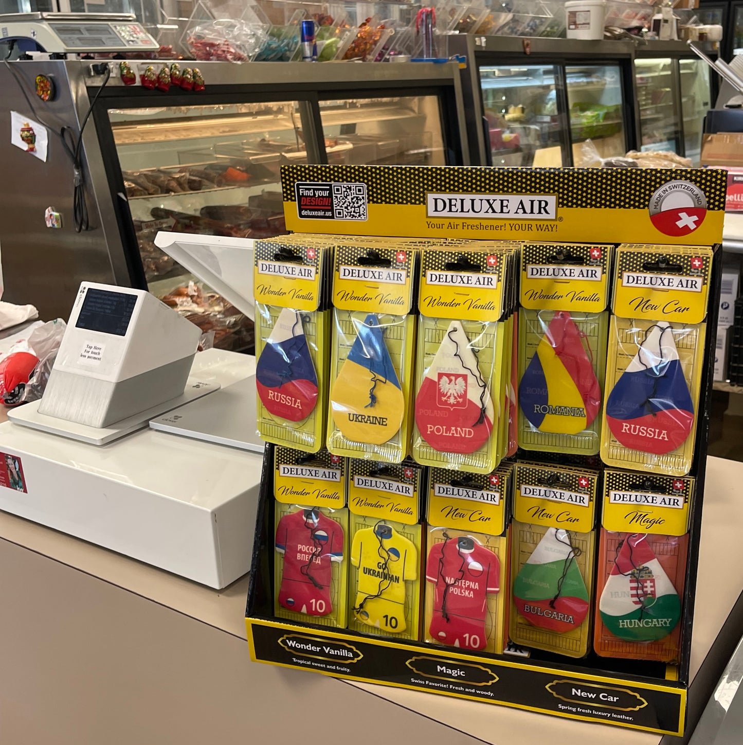 Fundraising Countertop Display 10 Hooks