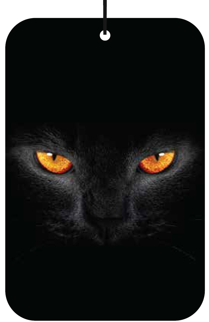 Black Cat Eyes Air Freshener