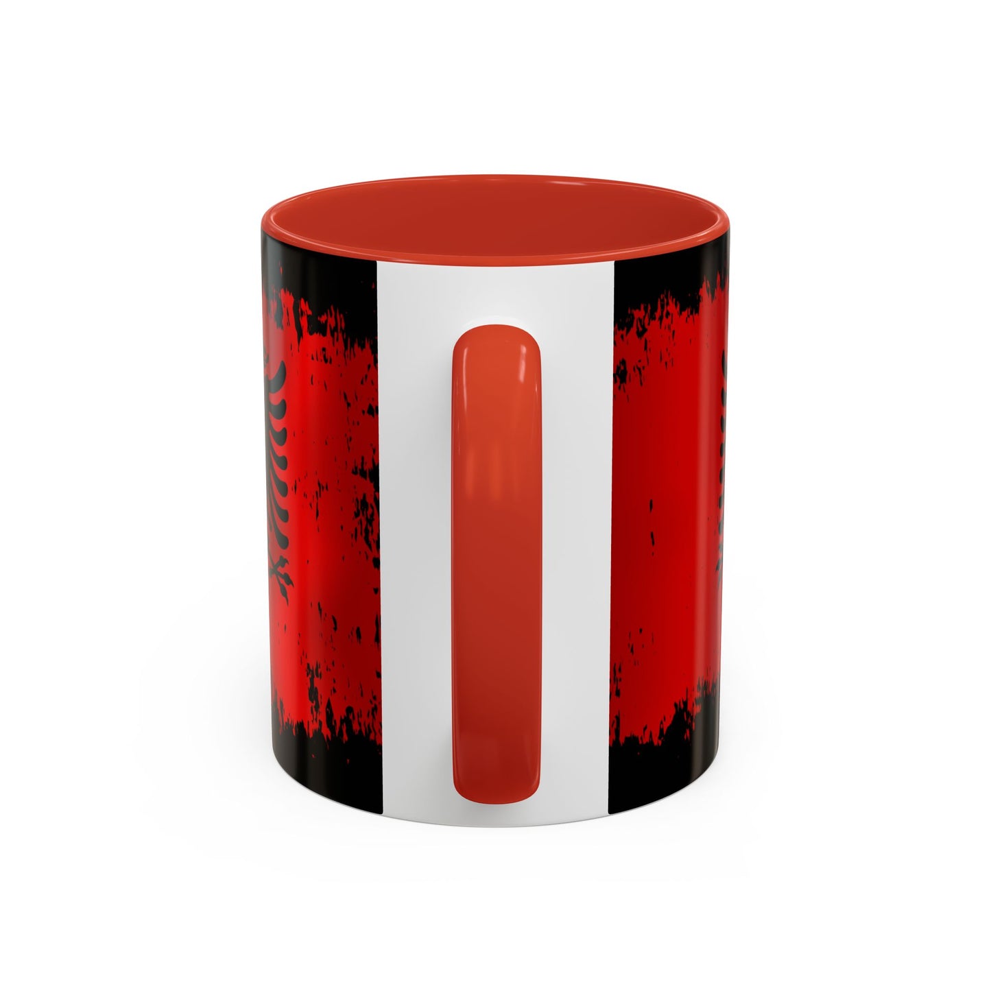 Red & Black Forever Albania Flag Coffee Mug (11oz)